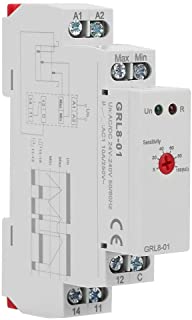 Controlador de nivel de líquido- GRL8-01 Controlador de nivel de agua del relé de control de nivel de líquido 10A (CA-CC 24V-240V)