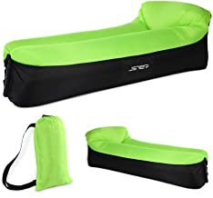 JSVER Sofa Hinchable del Aire del Ocioso de con el Paquete Portable para Viajar- Acampar- Senderismo- Piscina y Partidos de la Playa