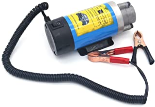 NUZAMAS Bomba de transferencia de aceite de 12 V- 100 W- diésel- extractor de fluidos- bomba de transferencia de agua- para coche- motocicleta y barco- herramienta de eliminación de cambio de aceite
