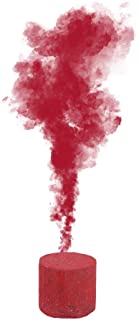 QUICKLYLY-1pcs Pastel de Humo Efecto de Humo Colorido Mostrar Bomba Redonda Etapa Ayuda fotográfica-Rojo