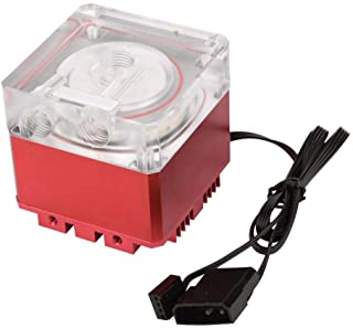 Richer-R 3000RPM Radiador de Enfriamiento para Ordenador-800L-H Refrigerador Bomba de de Agua 3.5m-Disipador de Calor para PC(Rojo)