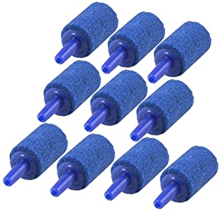 UEETEK Acuarios Piedras Difusor Porosa Aire Oxigenador Bomba (Azul)- 10 Piezas
