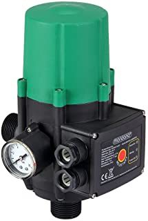 Bomba de presion de agua con indicador de presion - presion Bar - Interuptor - sin cable - interuptor automatico - Medidas: 22-5 x 14- 5 x 12 cm -