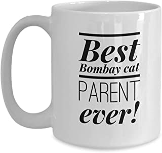 Bombay Cat Mom taza- Cat Dad- cafe regalos- padres de mascotas- regalos para los amantes de los gatos locos regalos para mujeres y hombres- Foster- taza de te 11 oz