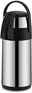 Botella Deportiva- dispensador de cafe con Aislamiento de vacio de Acero Inoxidable de 3 litros con manija Bomba de Barra Aislamiento para Mantener el Calor para el Deporte al Aire Libre