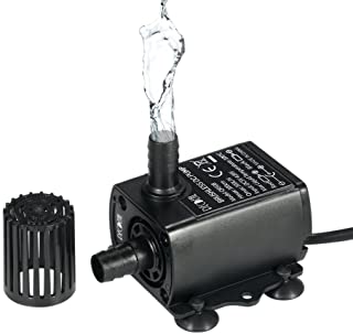 Decdeal USB DC5V 4.8W 300L-H Elevacion 300cm Mini Bomba de Agua Ultrasilencioso- Sin Cepillo- Impermeable- Sumergible- para Circulacion de Fuente Acuario