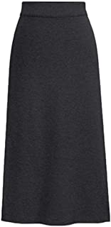 DianShaoA Falda De Punto Mujer Elastica Plisada Basica Patinador Cintura Alta Multifuncional Corto Falda