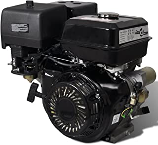 Festnight 15 HP 9-6 kW Motor de Gasolina con Arranque Electrico Color Negro