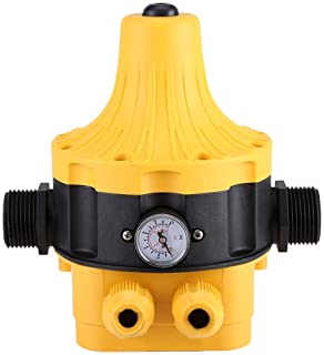 FTVOGUE - Interruptor automatico de presion de Bomba de Agua con manometro y Mando de presion para el hogar