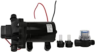 Keenso Bomba de diafragma automatica Keenso 12V Bomba de diafragma autocebante con motor de alta presion en miniatura Bomba de agua dulce Para yates