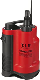 TIP Bomba Sumergible de Agua Sucia Drenaje I de Compac 7500- hasta 7.500 L-h caudal